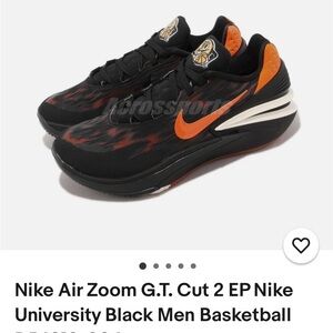 NIKE AIR ZOOM G.T. Cut 2 EP NIKE University Black Men Basketball Sneakers